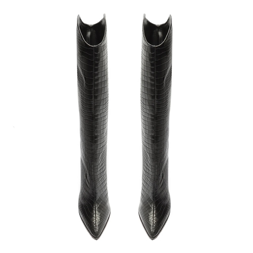 Schutz knee high block boots - Picture 2 of 7